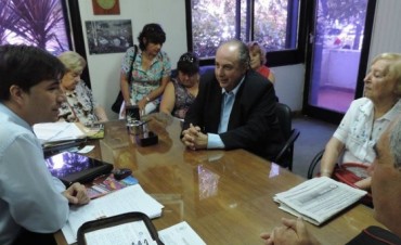 Se reùne el intendente local con la gente del Rotary