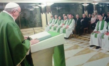 El Obispo de Nueve de Julio asistió a una Misa de Francisco en Santa Marta