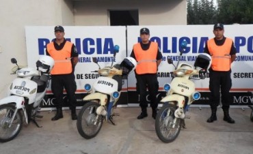 Salieron los motopolicias