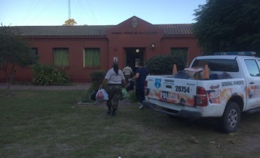 CPRural y ayuda humanitaria a una institución educativa del partido