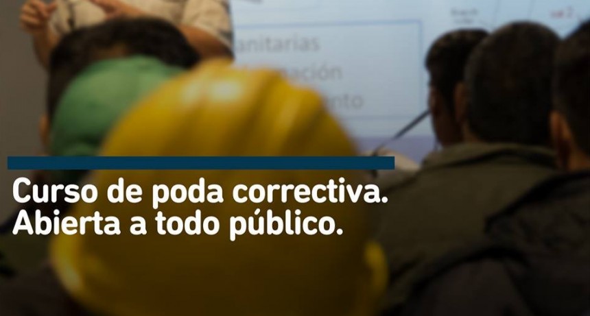 Curso de poda a cargo de agentes del Inta