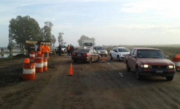 Accidente en ruta 65, en cercanías del Monasterio