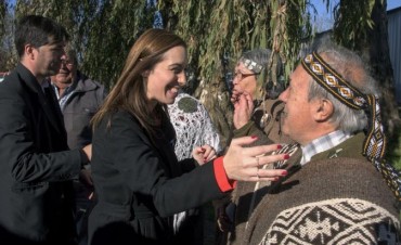 Maria Eugenia Vidal en Los Toldos: “La provincia fue discriminada durante muchos años”