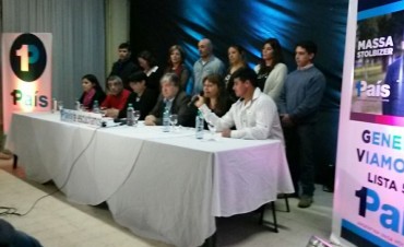 La lista 1 Pais se presenta en el distrito de Gral Viamonte