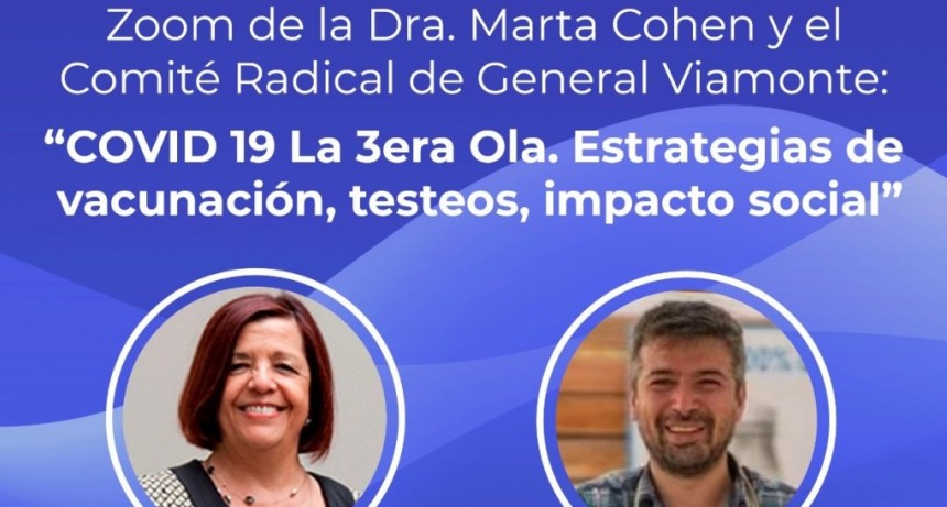 Importante charla con la Dra. Marta Cohen