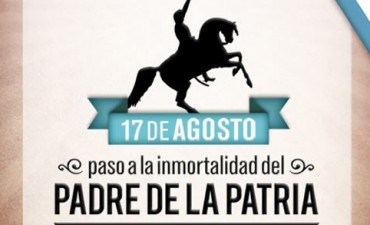 Acto por el fallecimiento del Gral San Martin