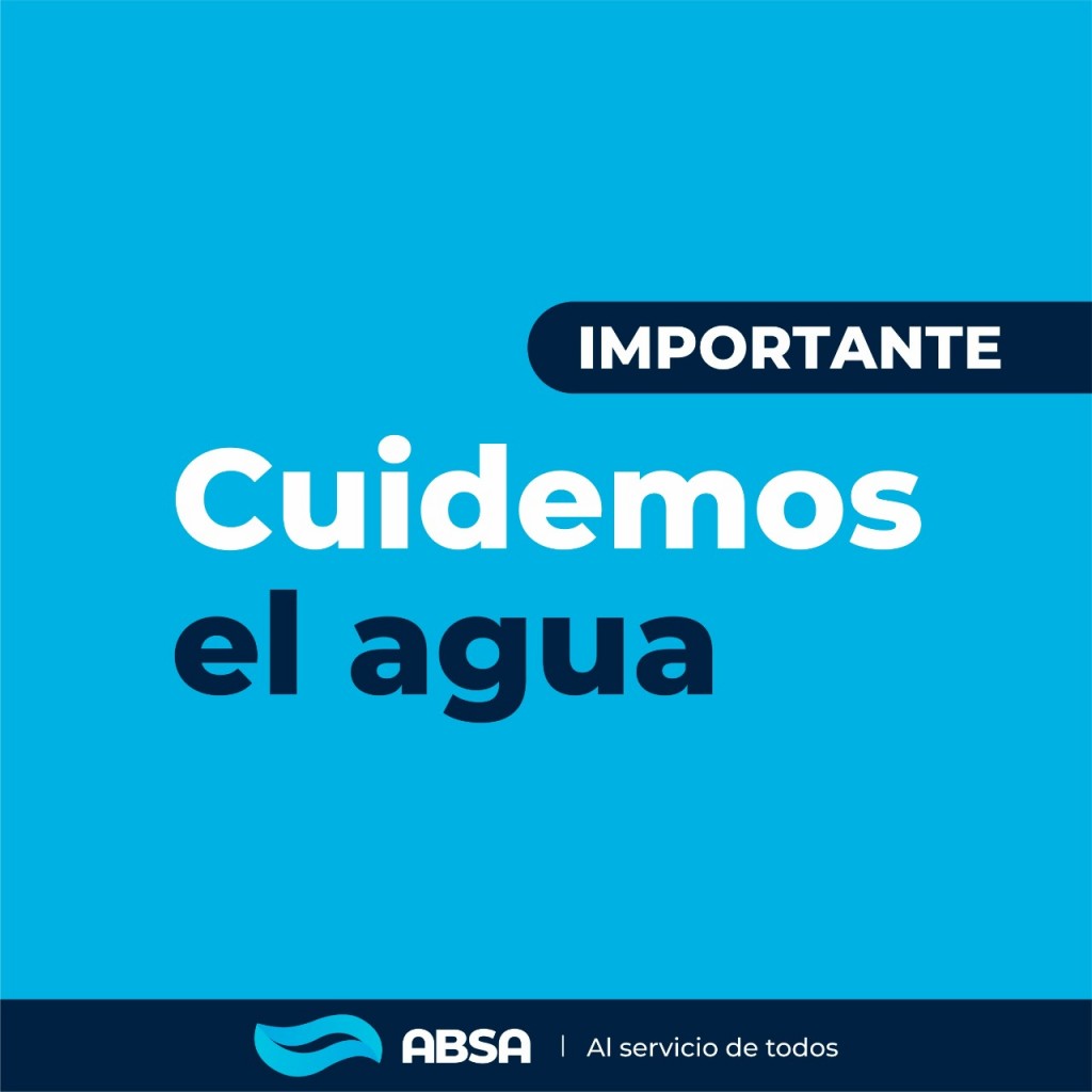 ABSA: Ante la ola de calor, extremar el cuidado del agua