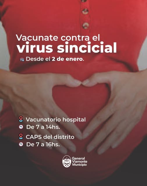 Vacunate contra el Virus Sincicial  