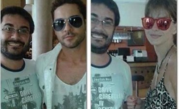 David Bisbal y la “China” Suárez, juntos en Junín