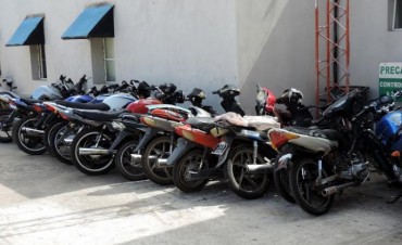 Se secuestraron varias motos en èste fin de semana