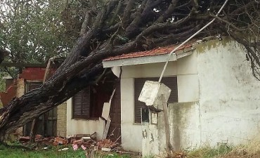 Fuerte temporal en la Provincia