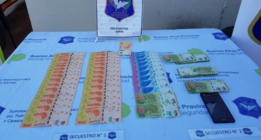 Detenido con dinero falso en la ciudad de Los Toldos
