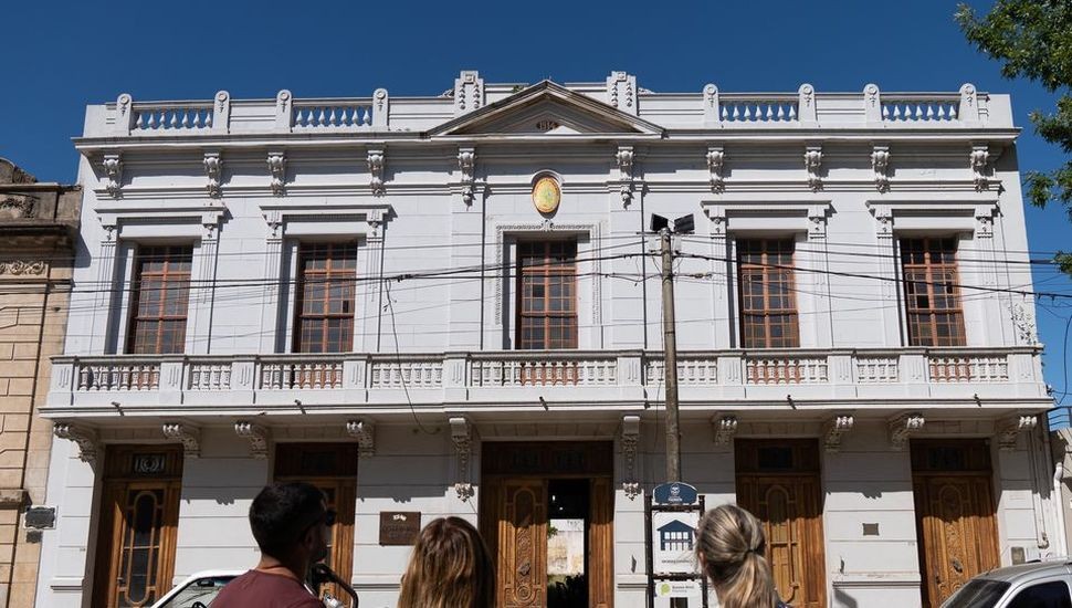 Está en plena restauración el edificio de la Sociedad Española