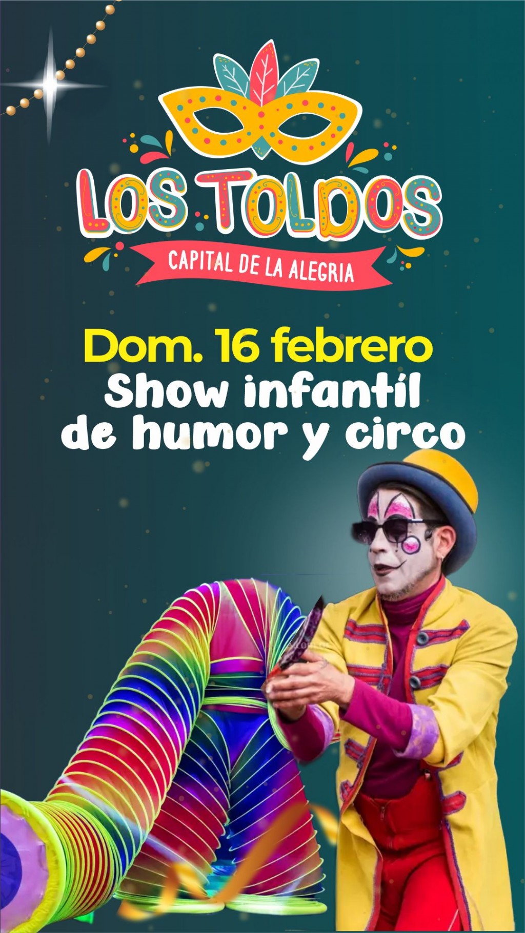 HAY CARNAVAL, HAY FIESTA! Agendátelo, porque el mejor finde de Febrero está en Los Toldos