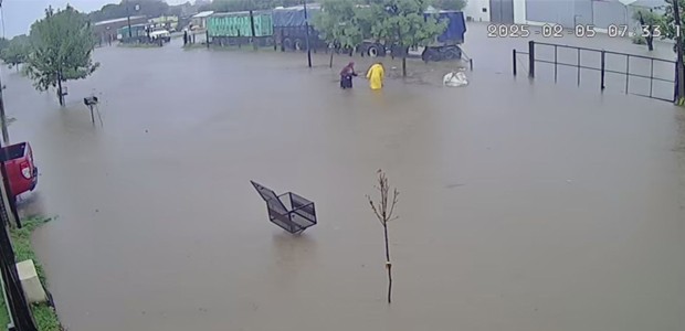 La localidad de América bajo el agua por las intensas lluvias