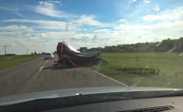 Se le soltó el chango en la Ruta 5 a un Toldense