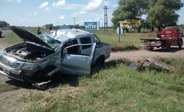 Robo, vuelco, persecución y dos aprehendidos esta mañana en nuestra ciudad