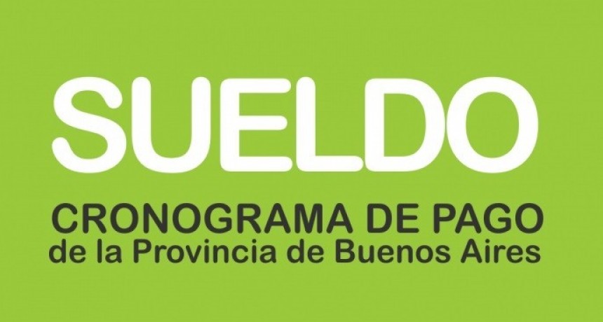 SUELDO | Cronograma Marzo 2019