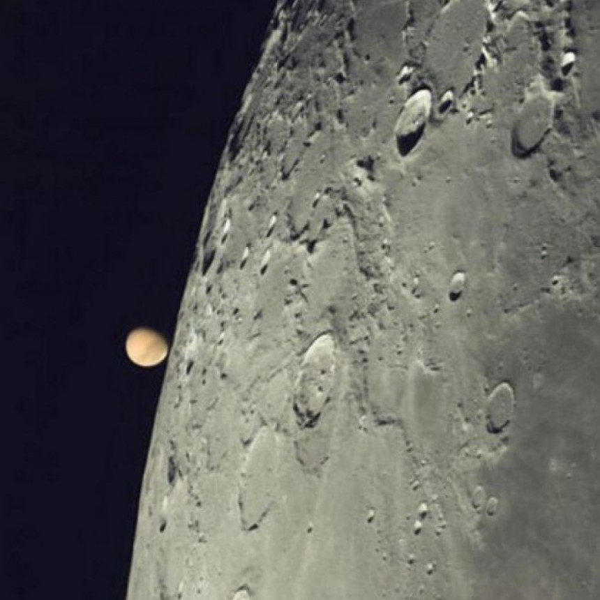 ASTRONOMÍA |Marte y la Luna se verán juntos en la constelación zodiacal de Tauro