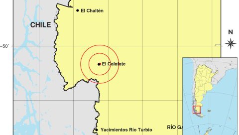 Un sismo de 2.8 grados hizo temblar la ciudad de El Calafate