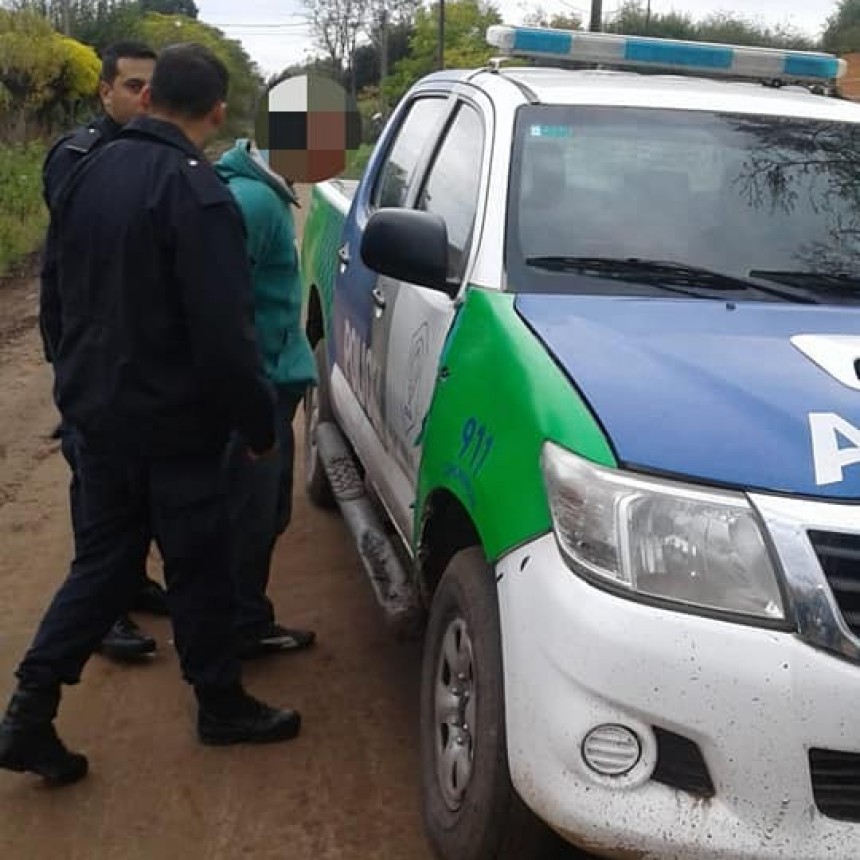 Detuvieron al sujeto buscado por tentativa de homicidio aqui en Los Toldos