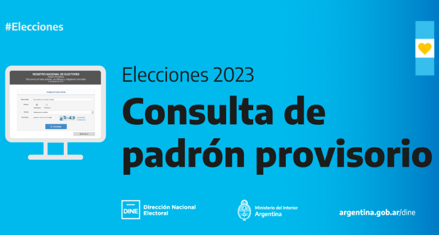 Consultá si estás en el padrón habilitado para las elecciones 2023