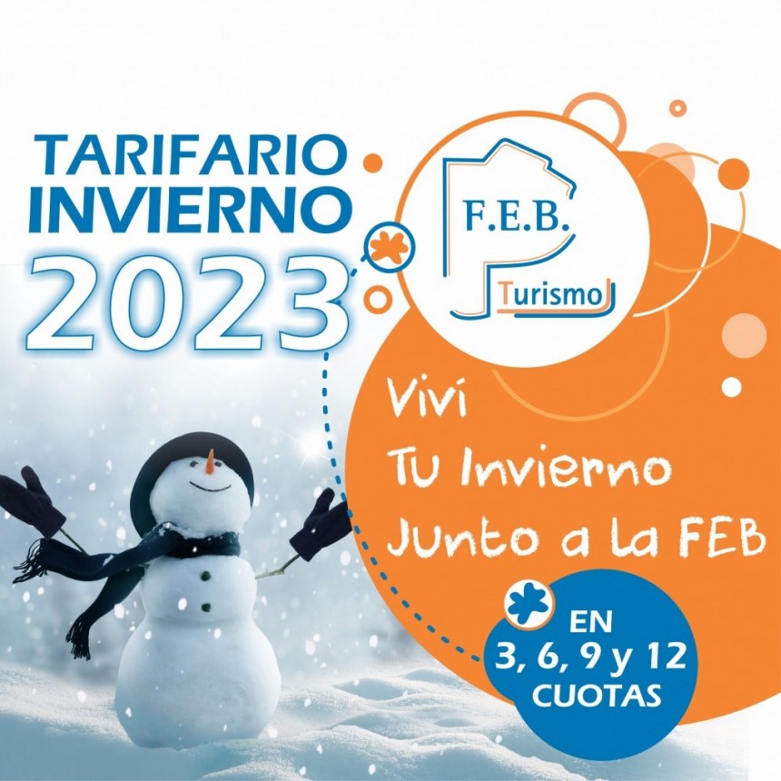 FEL: tus VACACIONES de INVIERNO 2023 disfrutalas con nosotros...