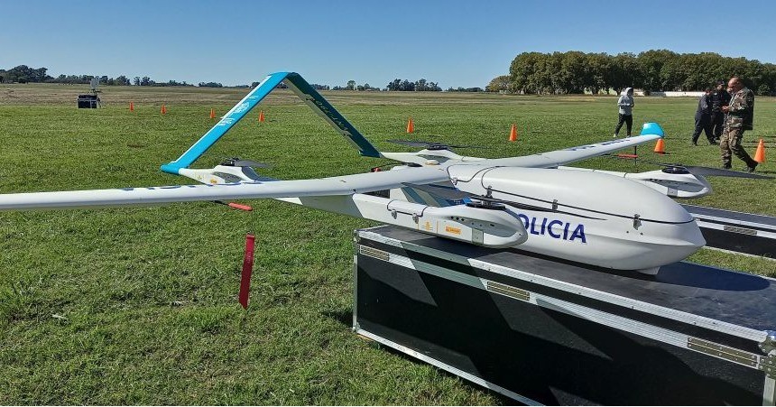 Seguridad Rural: En Suipacha recibieron un Dron para el patrullaje aereo