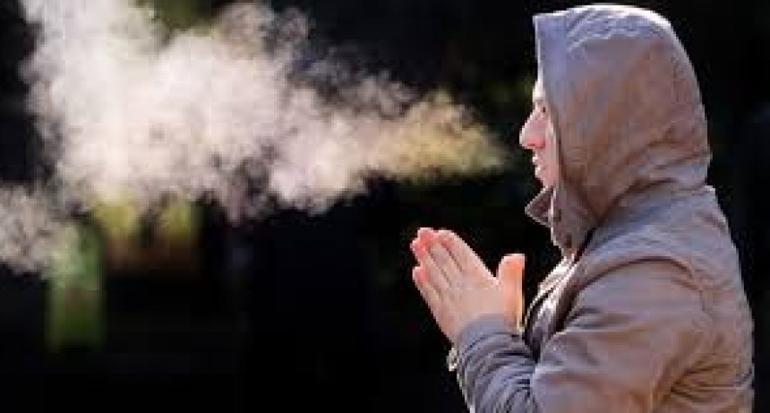 El domingo comenzó con -3 grados siendo el día más frío del año