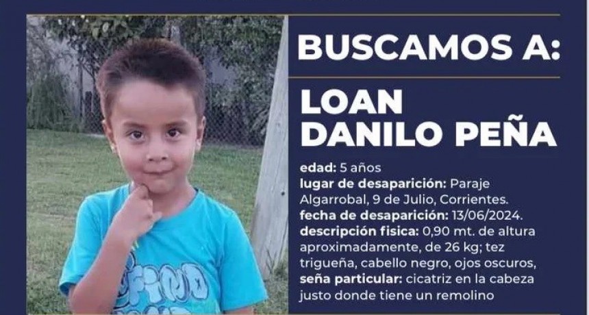 Buscan con drones y perros a un nene de cinco años que desapareció en Corrientes