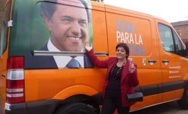 Fernanda Fava presentò su lista ante los microfonos de La revista radial que se emite por Radio Centro, todas las tardes