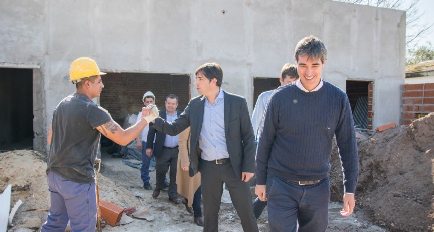 Adrián Pérez Secretario de Asuntos Políticos e Institucionales, visitó Los Toldos