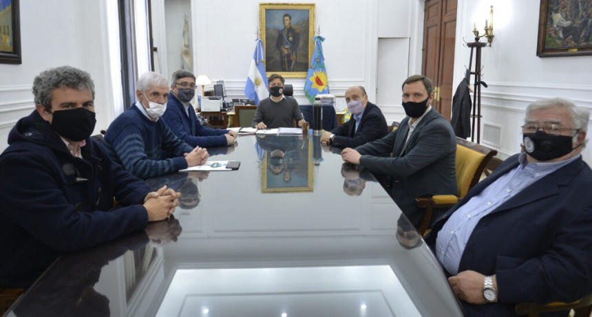 Kicillof recibió a la comisión directiva de CARBAP