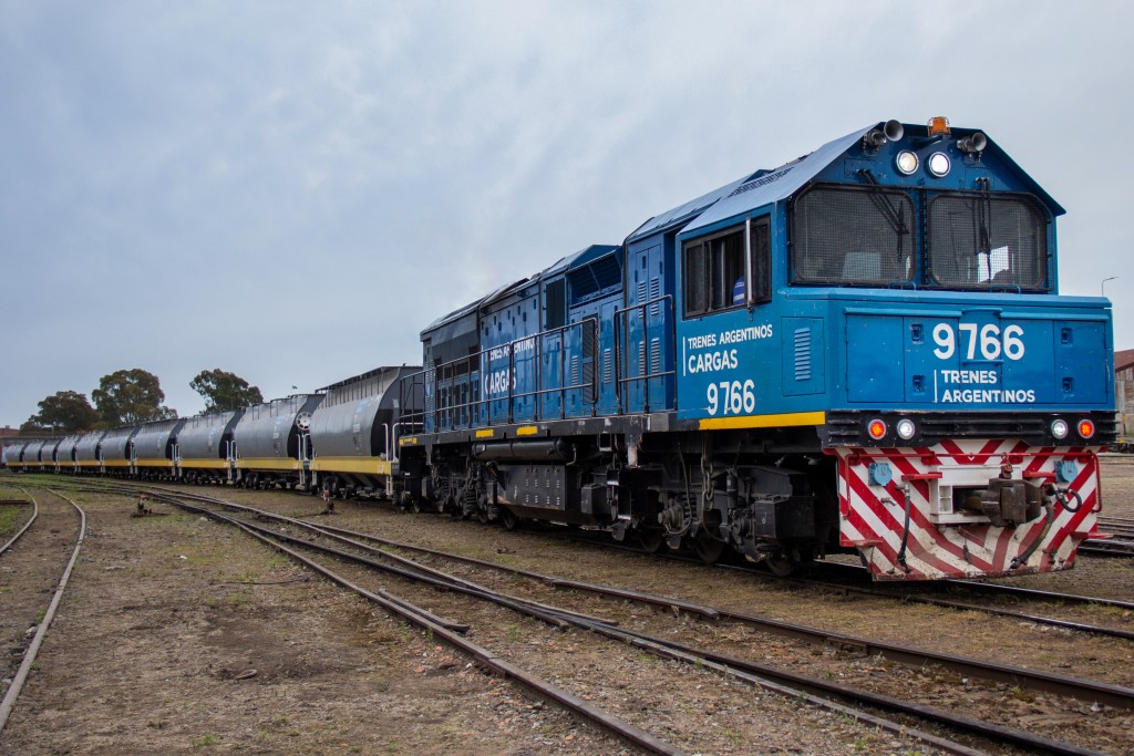 Nuevo récord: 860 mil toneladas en un mes, transportadas en tren 