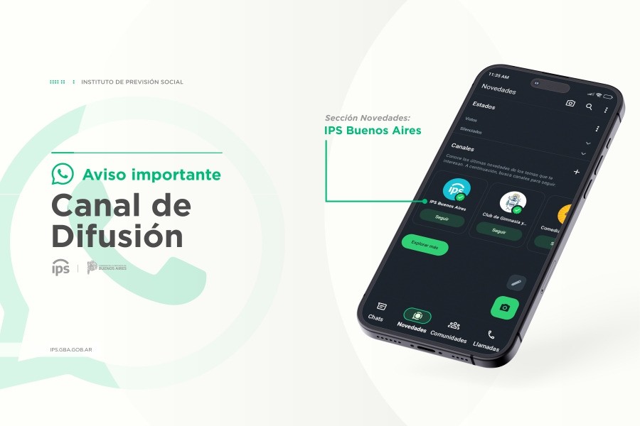 El Ips Bs As lanzò su canal de Whatsap 