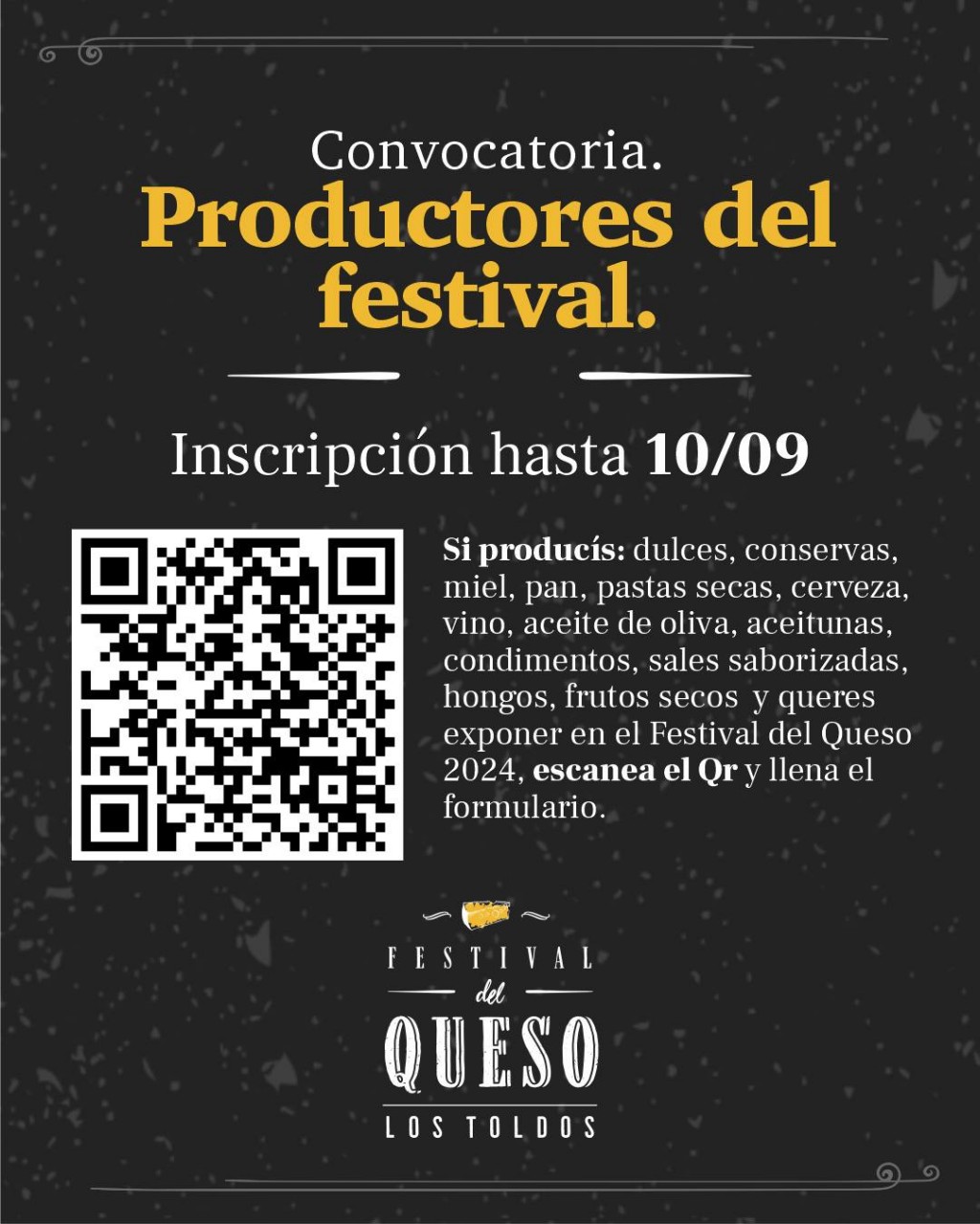 Atenciòn productores!