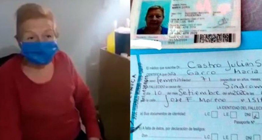 Dieron por muerta a la abuela y la sepultaron: estaba viva