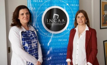 Viviana Guzzo con la Presidenta del Incaa