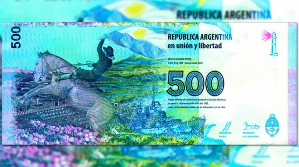 El gobierno de Macri quiere emitir un billete de $500 en enero