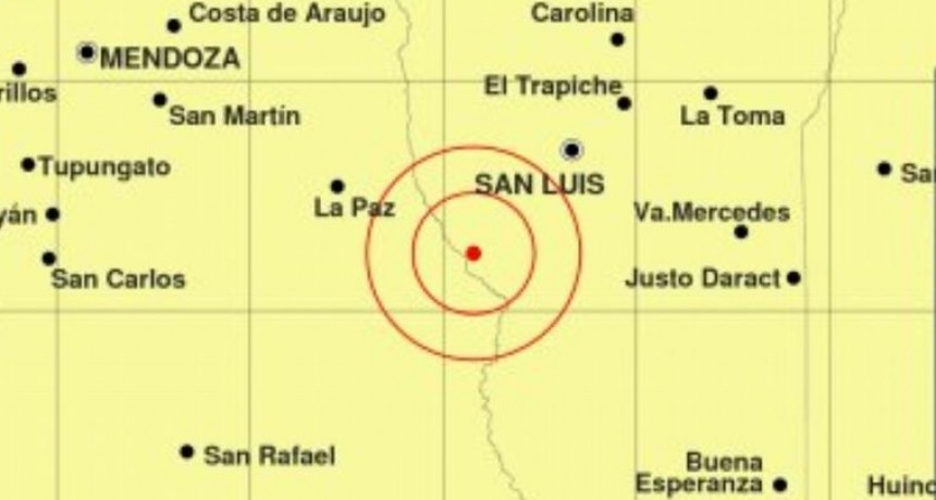 Un nuevo sismo sacudió durante la madrugada a Cuyo