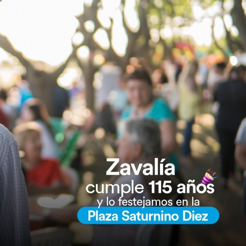 Zavalia cumple 115 años de vida