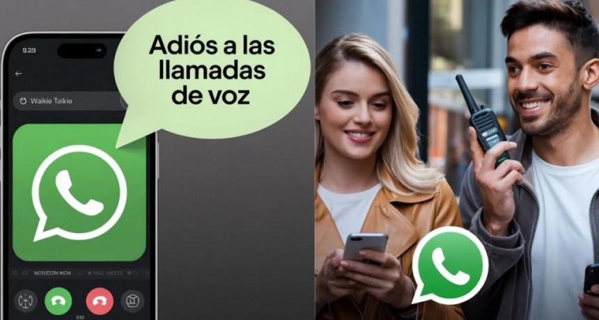 WhatsApp reemplaza las llamadas de voz con su modo walkie talkie