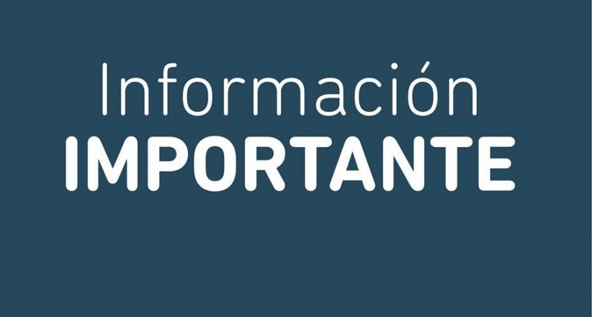 Comunicado Policial de vital importancia