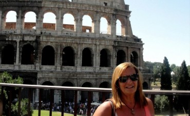Marita, Albertina, Stella e Lita ¡¡¡BUON VIAGGIO!!! (Profesora y alumnas de la Escuela de Idioma Italiano de la Asociación Italiana viajan a Italia a un curso de Idioma y Cultura Italiana.