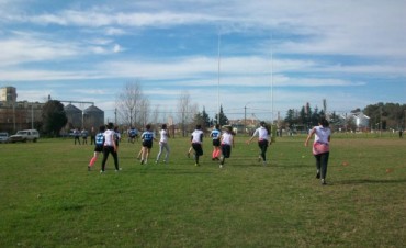 3° entrenamiento de Rugby femenino de marabuntas Rugby Club conjuntamente con el plantel de Cla Lauquen Rugby de la ciudad de 9 de Julio